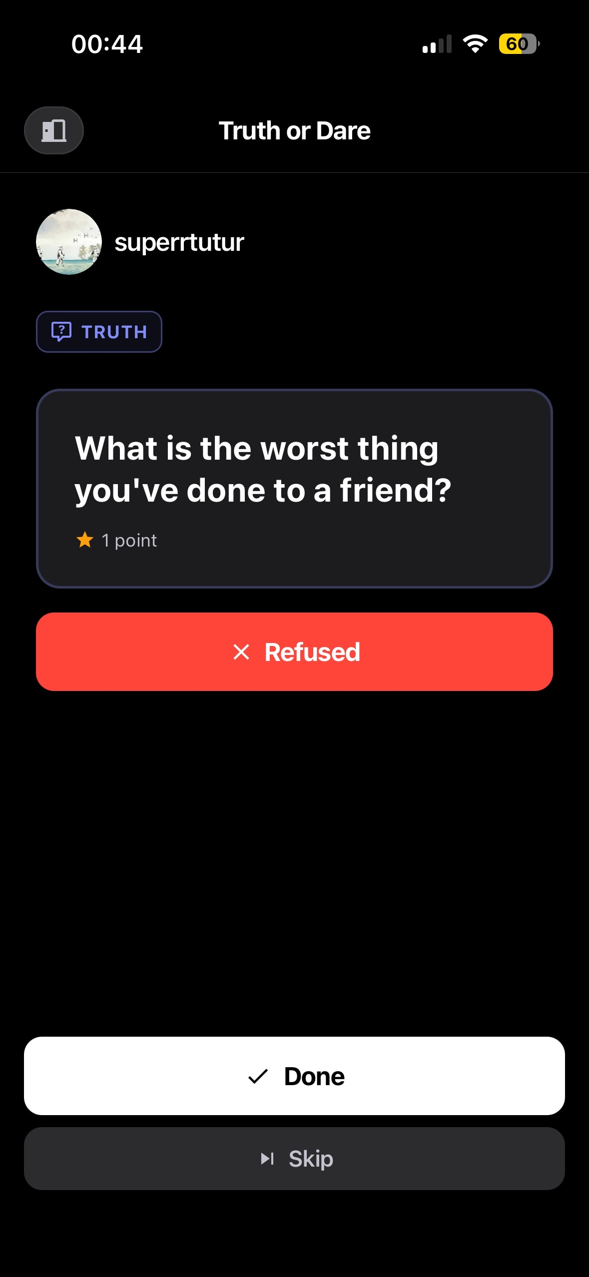 Truth or Dare