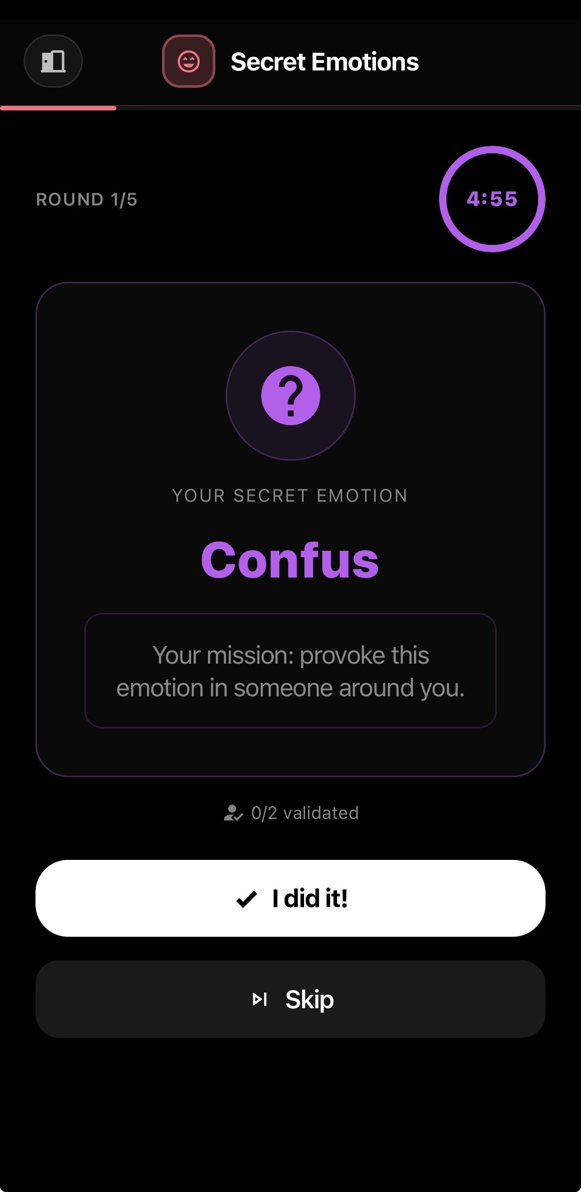 Secret Emotions