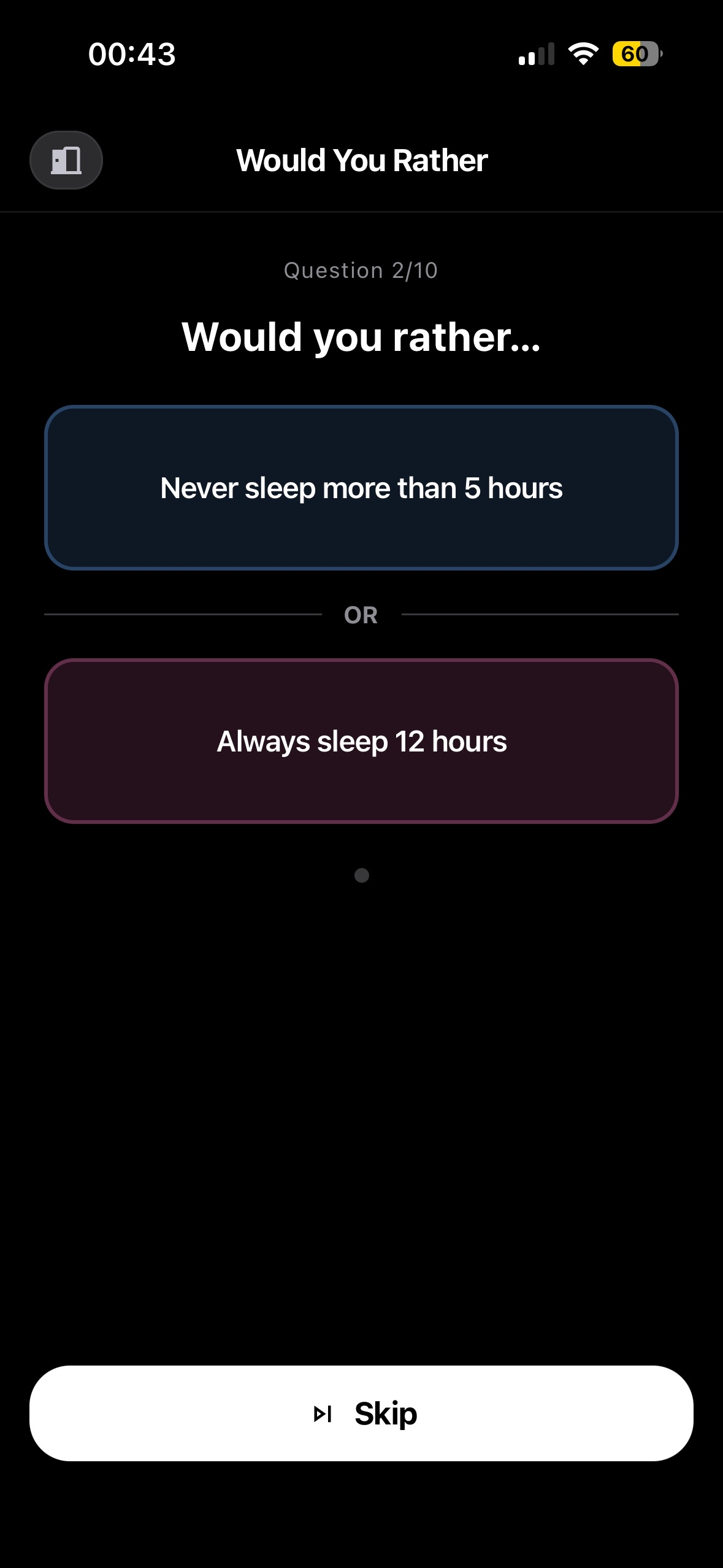 Would You Rather